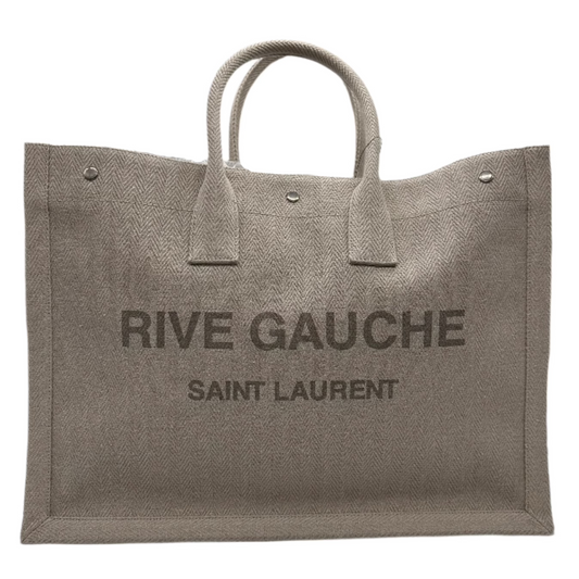 Saint Laurent Rive Gauche Tote Bag Neutral Large