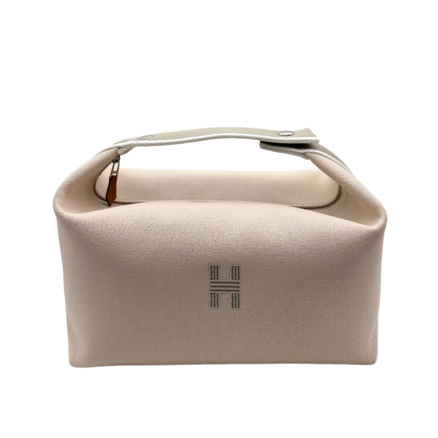 Hermes Canvas Large GM Bride-A-Brac Pouch Natural